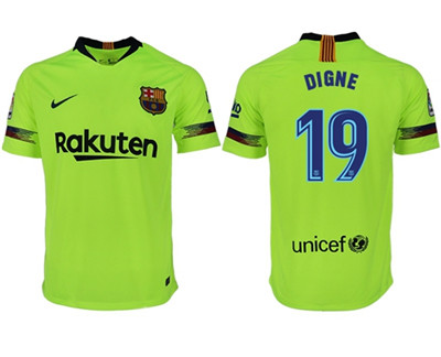 Barcelona #19 Digne Away Soccer Club Jersey Barcelona #19 Digne Away Soccer Club Jersey