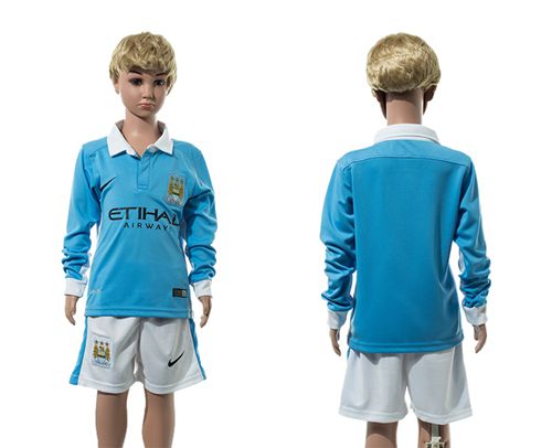Barcelona #5 Sergio Home Long Sleeves Kid Soccer Club Jersey Barcelona #5 Sergio Home Long Sleeves Kid Soccer Club Jersey