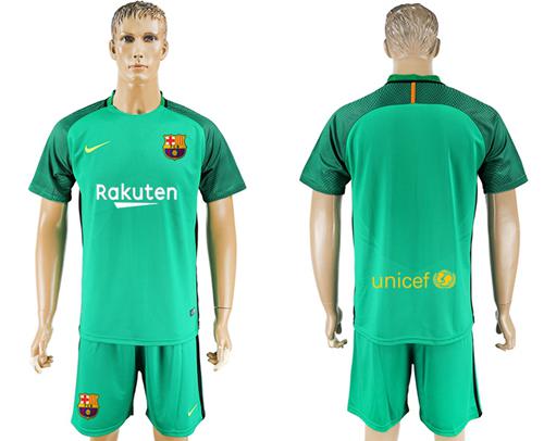 Barcelona Blank Green Goalkeeper Soccer Club Jersey Barcelona Blank Green Goalkeeper Soccer Club Jersey