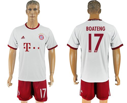 Bayern Munchen #17 Boateng Sec Away Soccer Club Jersey Bayern Munchen #17 Boateng Sec Away Soccer Club Jersey