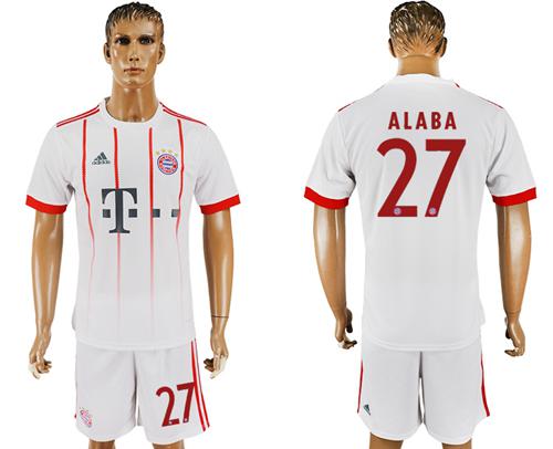 Bayern Munchen #27 Alaba Sec Away Soccer Club Jersey Bayern Munchen #27 Alaba Sec Away Soccer Club Jersey