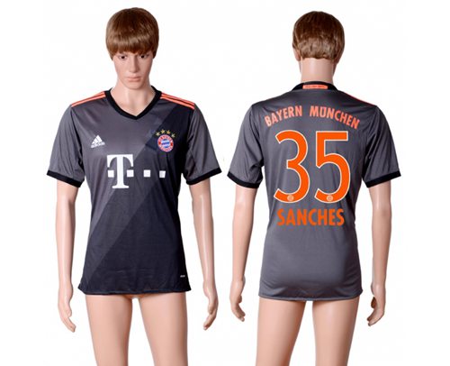 Bayern Munchen #35 Sanches Away Soccer Club Jersey