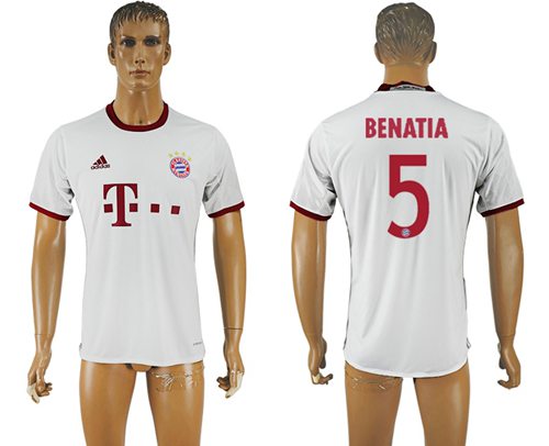 Bayern Munchen #5 Benatia Sec Away Soccer Club Jersey Bayern Munchen #5 Benatia Sec Away Soccer Club Jersey