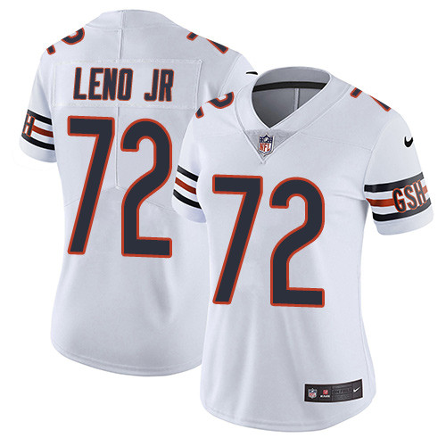 Bears #72 Charles Leno Jr White Women's Stitched Football Vapor Untouchable Limited Jersey Bears #72 Charles Leno Jr White Women's Stitched Football Vapor Untouchable Limited Jersey