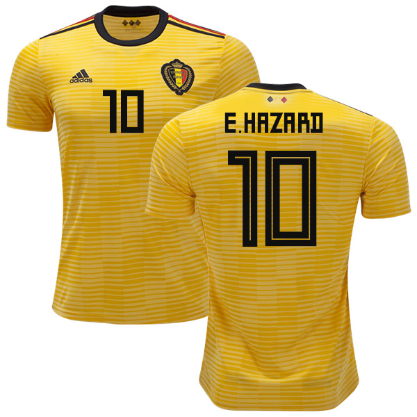 Belgium #10 E.Hazard Away Kid Soccer Country Jersey$45.00 Belgium #10 E.Hazard Away Kid Soccer Country Jersey$45.00