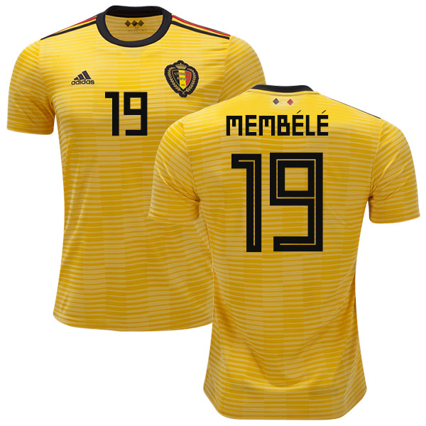 Belgium #19 Membele Away Kid Soccer Country Jersey Belgium #19 Membele Away Kid Soccer Country Jersey