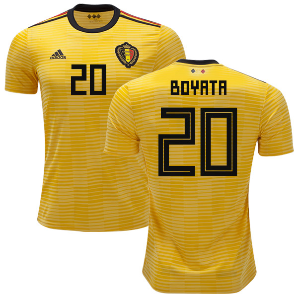 Belgium #20 Boyata Away Kid Soccer Country Jersey Belgium #20 Boyata Away Kid Soccer Country Jersey