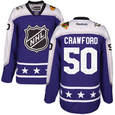 Blackhawks #50 Corey Crawford Purple 2017 All-Star Central Division Stitched NHL Jersey Blackhawks #50 Corey Crawford Purple 2017 All-Star Central Division Stitched NHL Jersey