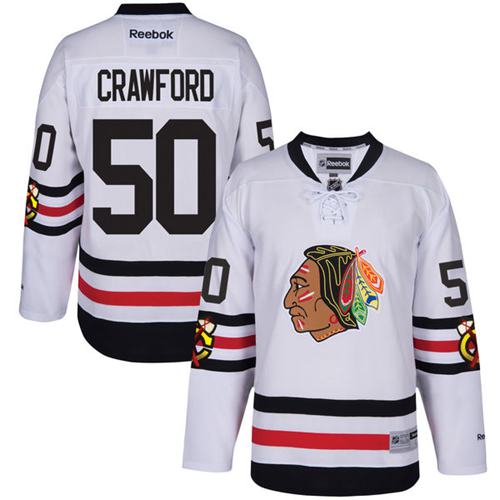 Blackhawks #50 Corey Crawford White 2017 Winter Classic Stitched NHL Jersey Blackhawks #50 Corey Crawford White 2017 Winter Classic Stitched NHL Jersey