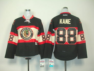 Blackhawks #88 Patrick Kane Black Women's New Third Stitched NHL Jersey Blackhawks #88 Patrick Kane Black Women's New Third Stitched NHL Jersey