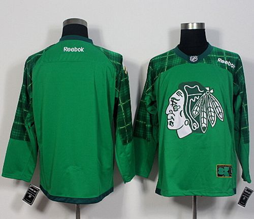Blackhawks Blank Green St. Patrick's Day New Stitched NHL Jersey Blackhawks Blank Green St. Patrick's Day New Stitched NHL Jersey