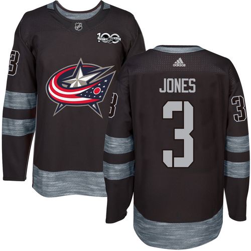 Blue Jackets #3 Seth Jones Black 1917-2017 100th Anniversary Stitched NHL Jersey Blue Jackets #3 Seth Jones Black 1917-2017 100th Anniversary Stitched NHL Jersey