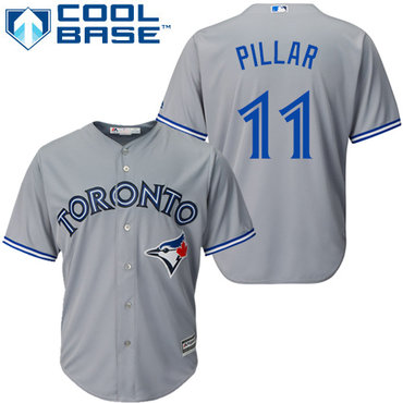 Blue Jays #11 Kevin Pillar Grey Cool Base Stitched Youth MLB Jersey Blue Jays #11 Kevin Pillar Grey Cool Base Stitched Youth MLB Jersey