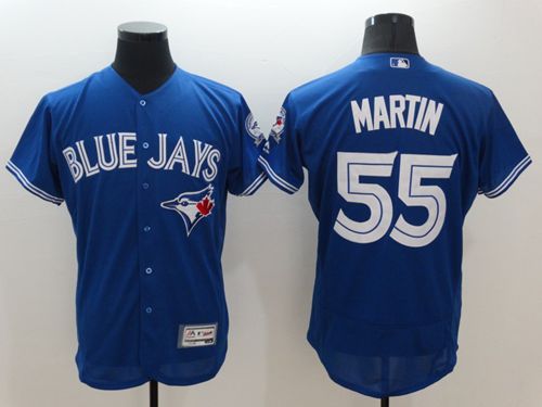 Blue Jays #55 Russell Martin Blue Flexbase Authentic Collection Stitched MLB Jersey Blue Jays #55 Russell Martin Blue Flexbase Authentic Collection Stitched MLB Jersey