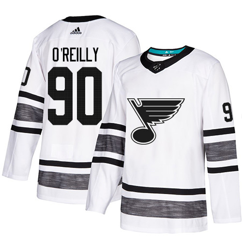 Blues #90 Ryan O'Reilly White Authentic 2019 All-Star Stitched Hockey Jersey Blues #90 Ryan O'Reilly White Authentic 2019 All-Star Stitched Hockey Jersey