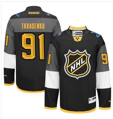 Blues #91 Vladimir Tarasenko Black 2016 All Star Stitched NHL Jersey