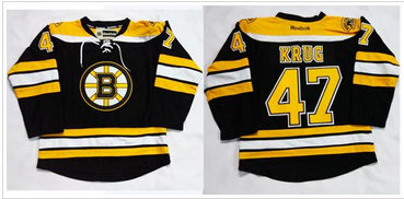 Boston Bruins #47 Torey Krug Black Home Stitched NHL Jersey Boston Bruins #47 Torey Krug Black Home Stitched NHL Jersey