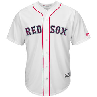 Boston Red Sox Majestic Fashion Stars & Stripes Cool Base Jersey - White Boston Red Sox Majestic Fashion Stars & Stripes Cool Base Jersey - White