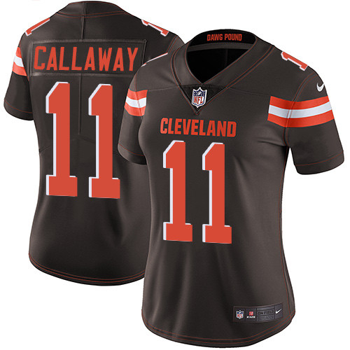 Browns #11 Antonio Callaway Brown Team Color Women's Stitched Football Vapor Untouchable Limited Jersey Browns #11 Antonio Callaway Brown Team Color Women's Stitched Football Vapor Untouchable Limited Jersey