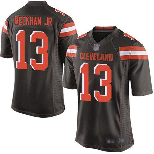 Browns #13 Odell Beckham Jr Brown Team Color Youth Stitched Football New Elite Jersey Browns #13 Odell Beckham Jr Brown Team Color Youth Stitched Football New Elite Jersey