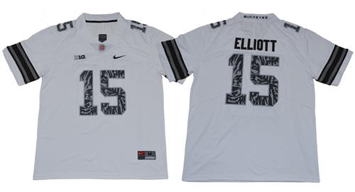 Buckeyes #15 Ezekiel Elliott Light Gray Alternate Legend Limited Stitched NCAA Jersey Buckeyes #15 Ezekiel Elliott Light Gray Alternate Legend Limited Stitched NCAA Jersey