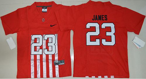 Buckeyes #23 Lebron James Red Alternate Elite Stitched Youth NCAA Jersey Buckeyes #23 Lebron James Red Alternate Elite Stitched Youth NCAA Jersey