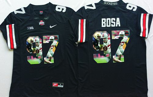 Buckeyes #97 Joey Bosa Black Player Fashion Stitched NCAA Jersey Buckeyes #97 Joey Bosa Black Player Fashion Stitched NCAA Jersey