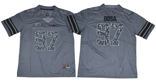 Buckeyes #97 Joey Bosa Gray New Alternate Legend Limited Stitched NCAA Jersey Buckeyes #97 Joey Bosa Gray New Alternate Legend Limited Stitched NCAA Jersey