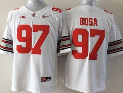 Buckeyes #97 Joey Bosa White Stitched Youth NCAA Jersey Buckeyes #97 Joey Bosa White Stitched Youth NCAA Jersey
