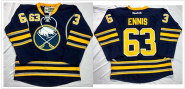 Buffalo Sabres #63 Tyler Ennis Navy Blue Home Stitched NHL Jersey Buffalo Sabres #63 Tyler Ennis Navy Blue Home Stitched NHL Jersey