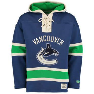 Canucks Blue Men's Customized All Stitched Sweatshirt Canucks Blue Men's Customized All Stitched Sweatshirt