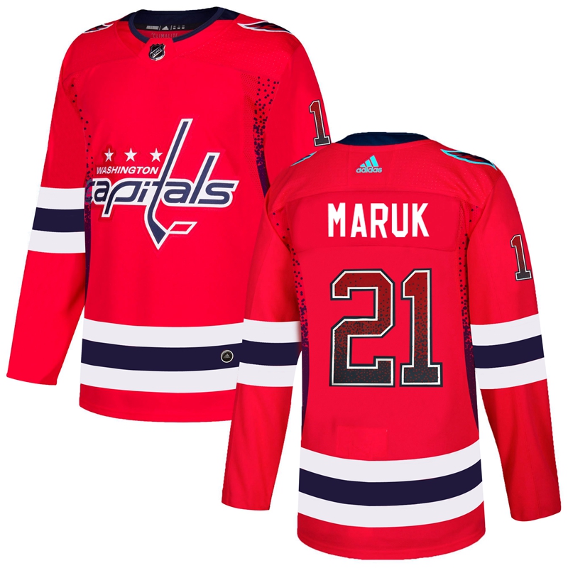 Capitals 21 Dennis Maruk Red Drift Fashion Adidas Jersey Capitals 21 Dennis Maruk Red Drift Fashion Adidas Jersey
