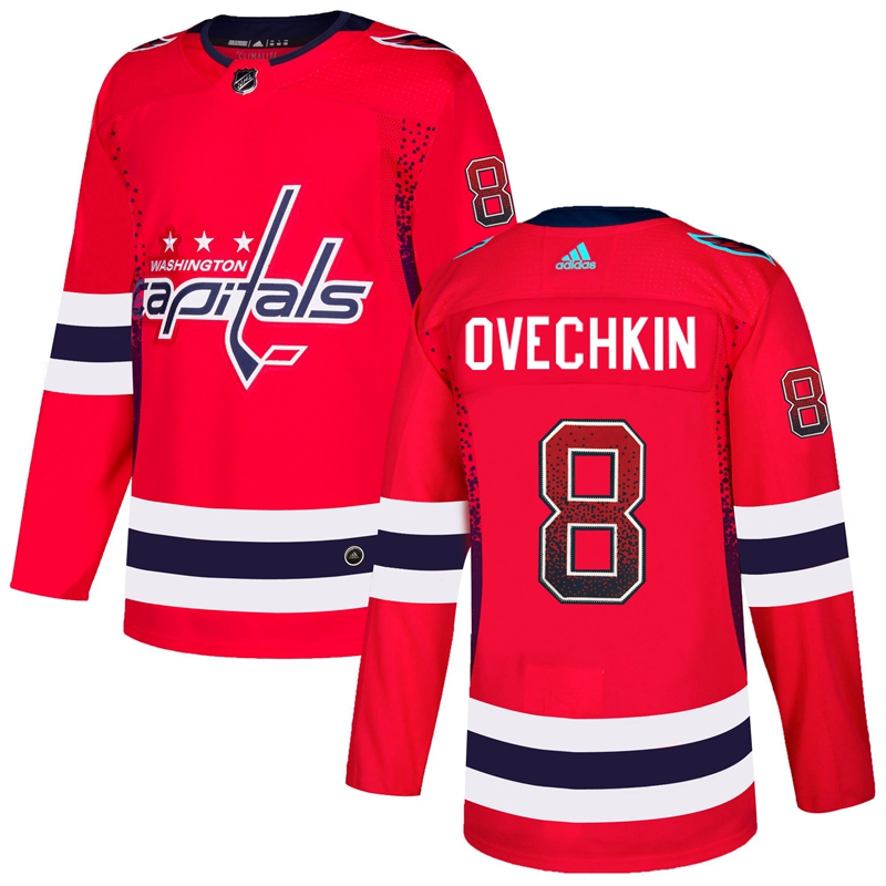 Capitals-8-Alex-Ovechkin-Red-Drift-Fashion-Adidas-Jersey