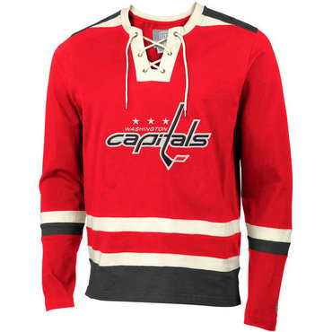 Capitals Red Men's Customized All Stitched Sweatshirt Capitals Red Men's Customized All Stitched Sweatshirt