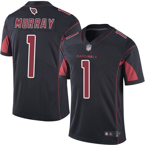 Cardinals #1 Kyler Murray Black Men's Stitched Football Limited Rush Jersey Cardinals #1 Kyler Murray Black Men's Stitched Football Limited Rush Jersey