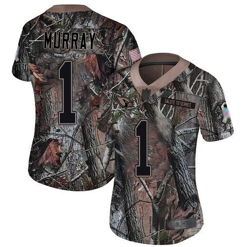 Cardinals #1 Kyler Murray Camo Women's Stitched Football Limited Rush Realtree Jersey Cardinals #1 Kyler Murray Camo Women's Stitched Football Limited Rush Realtree Jersey