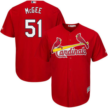 Cardinals #51 Willie McGee Red Cool Base Stitched Youth MLB Jersey Cardinals #51 Willie McGee Red Cool Base Stitched Youth MLB Jersey