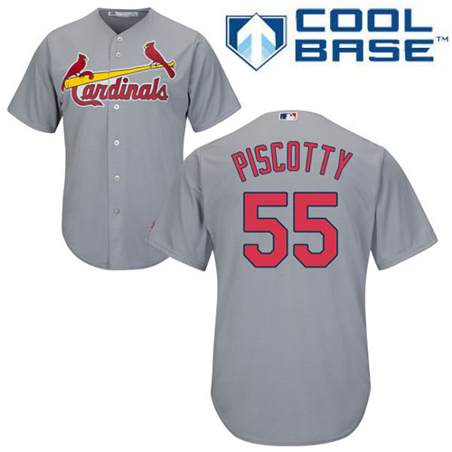 Cardinals #55 Stephen Piscotty Grey Cool Base Stitched Youth MLB Jersey Cardinals #55 Stephen Piscotty Grey Cool Base Stitched Youth MLB Jersey