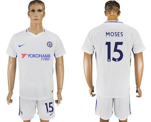 Chelsea #15 Moses Away Soccer Club Jersey Chelsea #15 Moses Away Soccer Club Jersey