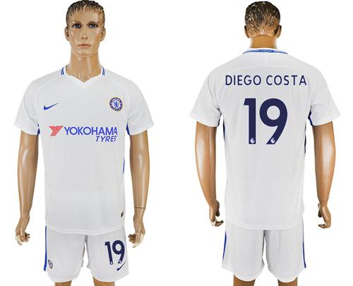 Chelsea #19 Diego Costa Away Soccer Club Jersey Chelsea #19 Diego Costa Away Soccer Club Jersey