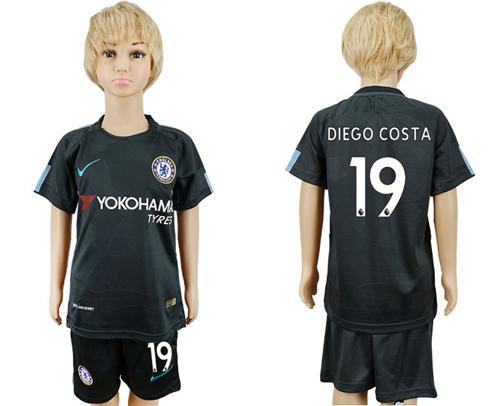 Chelsea #19 Diego Costa Sec Away Kid Soccer Club Jersey Chelsea #19 Diego Costa Sec Away Kid Soccer Club Jersey