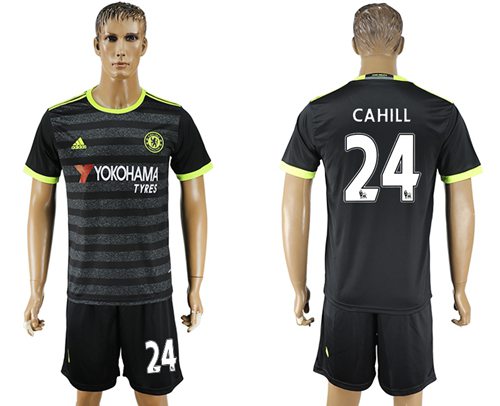 Chelsea #24 Cahill Away Soccer Club Jersey Chelsea #24 Cahill Away Soccer Club Jersey
