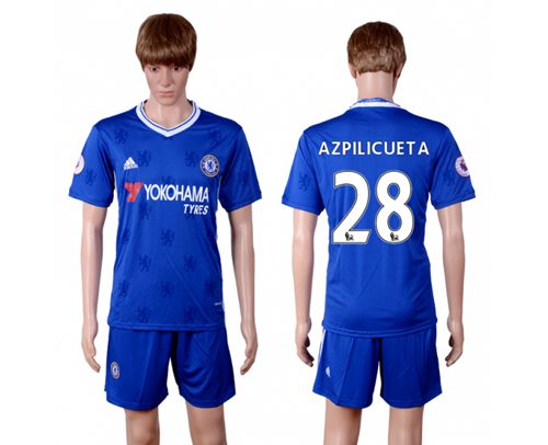 Chelsea #28 Azpilicueta Home Soccer Club Jersey Chelsea #28 Azpilicueta Home Soccer Club Jersey