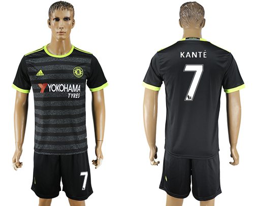 Chelsea #7 Kante Away Soccer Club Jersey