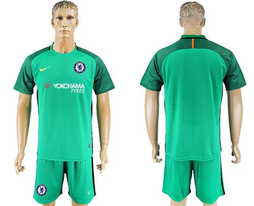 Chelsea Blank Green Goalkeeper Soccer Club Jersey Chelsea Blank Green Goalkeeper Soccer Club Jersey