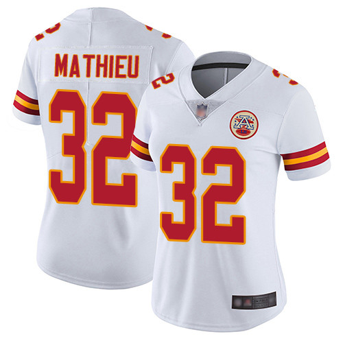 Chiefs #32 Tyrann Mathieu White Women's Stitched Football Vapor Untouchable Limited Jersey Chiefs #32 Tyrann Mathieu White Women's Stitched Football Vapor Untouchable Limited Jersey