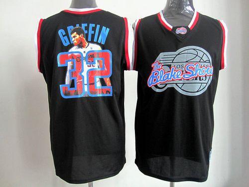 Clippers #32 Blake Griffin Black Notorious Stitched NBA Jersey Clippers #32 Blake Griffin Black Notorious Stitched NBA Jersey