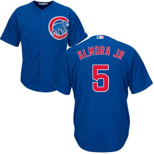Cubs #5 Albert Almora Jr. Blue Alternate Stitched Youth MLB Jersey Cubs #5 Albert Almora Jr. Blue Alternate Stitched Youth MLB Jersey