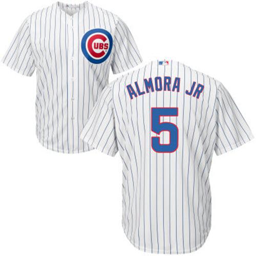 Cubs #5 Albert Almora Jr. White Home Stitched Youth MLB Jersey Cubs #5 Albert Almora Jr. White Home Stitched Youth MLB Jersey