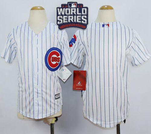Cubs Blank White Home 2016 World Series Bound Stitched Youth MLB Jersey Cubs Blank White Home 2016 World Series Bound Stitched Youth MLB Jersey